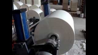 Reel paper sheet cutting machine with automatic stacking [upl. by Asereht]