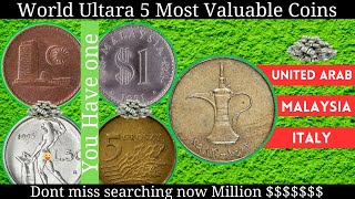 Top Of Ultra 2024 Most Valuable Rare Coins WORTH Big Money Top Five Brand Coins Worth Million [upl. by Ardnuahc]