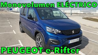 Peugeot eRifter 2022 la REVOLUCIÓN DE LOS MONOVOLÚMENES ELÉCTRICOS Review prueba y opinión MOTORK [upl. by Octavian]