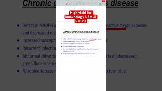 Chronic granulomatous disease usmle immunology usmlestep1 usmlepreparation [upl. by Dduj]