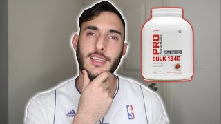 GNC Pro Performance Bulk 1340 Weight Gainer Review  GNC Product [upl. by Eryt]