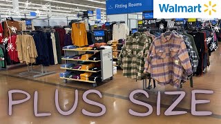 😍SHOPPING THE ENTIRE PLUS SIZE SECTION AT WALMART‼️WALMART SHOP WITH ME  WALMART PLUS SIZE CLOTHES [upl. by Cochran]