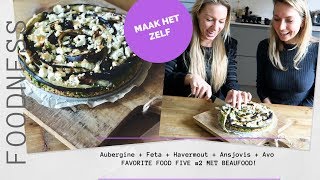 Auberginefeta quiche met bodem van havermout  Favorite Food Five 2 van Beaufood [upl. by Efi]