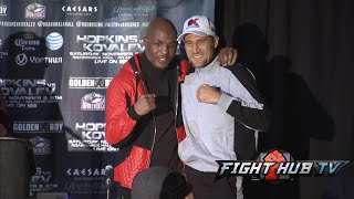 Bernard Hopkins vs Sergey Kovalev full press conference highlights [upl. by Kenwrick136]