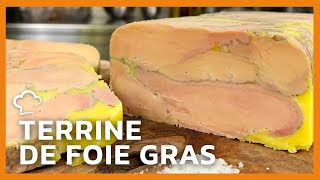 Terrine de foie gras  Recette FoodCuisine [upl. by Devinna905]