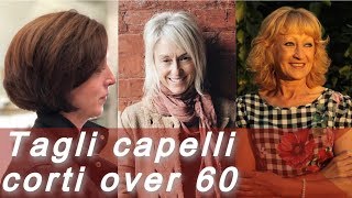 Tagli 💐 capelli corti over 60  nuovi tagli di capelli [upl. by Airdnola]