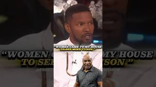 JAMIE FOXX ON SAVING STEVIE WONDER FROM A BRAWL INVOLVING MIKE TYSON AND FAN theellenshow [upl. by Nivej543]