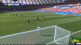 Tim Cahill World Cup Screamer vs Netherlands [upl. by Wartow487]