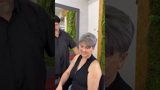 Pixie haircut for Women after 55 years old 💕 Стрижка Пикси для Женщин за 55 лет 💗 [upl. by Haymo]