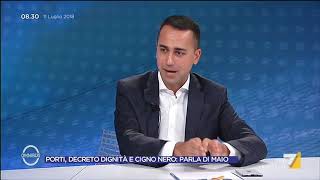 Di Maio M5S Assunzioni Raggi Dobbiamo migliorare il servizio Atac abbiamo cancellato la [upl. by Eelah]