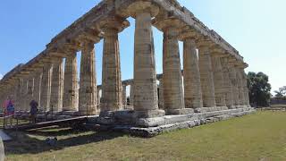 Paestum GREEK Temples Amazing UNESCO WORLD HERITAGE SITE Walking Tour  Paestum Italy  ECTV [upl. by Ennairda]