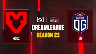 Dota2  MOUZ vs OG  Game 2  DreamLeague Season 23  CQ  WEU [upl. by Burk680]