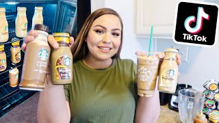 Making the TikTok STARBUCKS Frappuccino Life Hack [upl. by Yhotmit184]