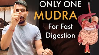 Now Food Will Digest Faster  Only One Mudra For Fast Digestion  Yoga For Digestion [upl. by Dorej649]