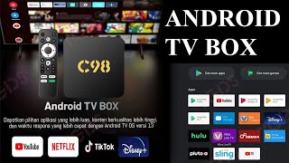 STB ANDROID TV BOX YGDS C98 4K Ultra HD [upl. by Sukey]