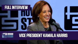 Vice President Kamala Harris on the Howard Stern Show FULL INTERVIEW [upl. by Fasa]