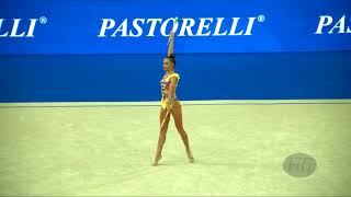 AVERINA Dina RUS  2017 Rhythmic Worlds Pesaro ITA  Qualifications Clubs [upl. by Imorej]