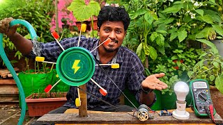 HydroElectric Power Generator Making at Home🔥  💧Waterல இருந்து Current⚡ எடுக்கலாம்  Vijay Ideas [upl. by Bryan813]