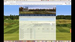 Tee Time Booking Using Golf Genius [upl. by Ede]