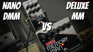 EHX Nano Deluxe Memory Man vs Deluxe Memory Man XO [upl. by Savinirs84]