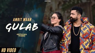 Gulab Amrit Maan Official Video All Bamb  Desi Crew  New Punjabi Songs 2021 [upl. by Yllib339]