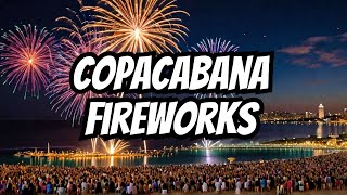 New Year 2024 🇧🇷 Firesworks🎉 Copacabana Rio de Janeiro Brazil Celebration Revéillon  Stunning 4K [upl. by Slifka]