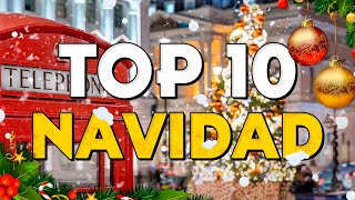 🎄 TOP 10 Ciudades para Pasar NAVIDAD⭐️ Mejores Ciudades Navideñas [upl. by Virgel]