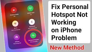 iPhone Hotspot Not Working 2024  How to Fix Personal Hotspot Not Working On iPhone Problem Solve [upl. by Max]