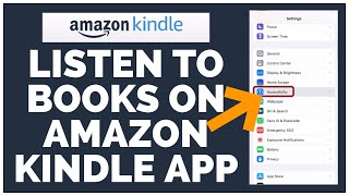 How To Listen to Books on Amazon Kindle App 2022 [upl. by Bertram]