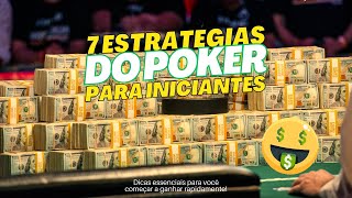 7 Dicas para Torneios de Poker [upl. by Kcirrem]