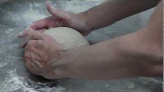 Bread dough  Shaping a boule  weekendbakerycom [upl. by Fai]