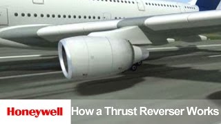 How a Thrust Reverser Works  Products  Honeywell Aerospace [upl. by Delcina]