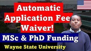 Automatic Application Fee Waiver 30000 Graduate Stipend in the US [upl. by Brunn]