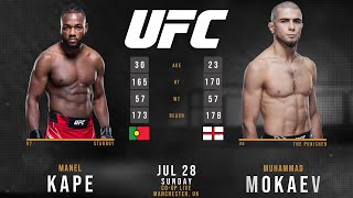 MUHAMMAD MOKAEV vs MANEL KAPE Full Fight UFC 304 [upl. by Joceline]