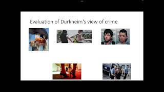 Functionalist view of crime and deviance GCE revision [upl. by Aetnuahs]