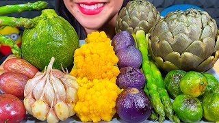 ASMR ROASTED VEGGIE PLATTER MAKAN SAYURAN PANGGANG भुनी हुए सब्जियां MUKBANG MASSIVE Eating Sounds [upl. by Aiuqes590]