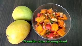 Spicy Mango Salad  Mango salad recipe [upl. by Lemire]