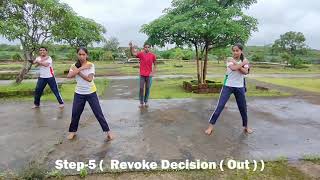 Learning Cricket Umpires Signals Through Aerobics [upl. by Dorison]