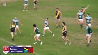 Bellarine FNL RD13 2024 Torquay vs Geelong Amateur [upl. by Aihsikal]