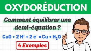 Comment équilibrer une demiéquation électronique  Oxydoréduction  1ère spé  Chimie [upl. by Ximenez]