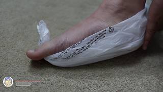 Plastic Bag Trick for Compression Stockings amp Socks Application  OT Dude Occupational Therapy [upl. by Brandi]