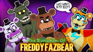 The Evolution Of Freddy Fazbear FNaF ANIMATED [upl. by Ahsikam871]