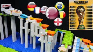 Marbles Race World Cup Qatar 2022  Group Simulation by Fubecas Marble Runs [upl. by Sibylle206]