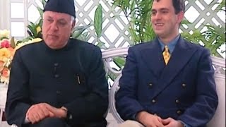 Rendezvous with Simi Garewal  Dr Farooq Abdullah amp Omar Abdullah 1999 [upl. by Beeson]