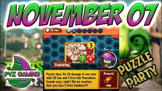 PvZ Heroes Daily Challenge 02132019 February 13 – Puzzle Party February 13th [upl. by Eidualc437]