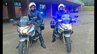 Eskorta policyjnych motocykli dla rodzącej kobiety  pilscy policjanci w akcji [upl. by Erreip248]