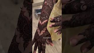 Beutiful 💞 Bridal mehndi design😻 [upl. by Netsrijk432]