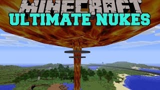 Minecraft ULTIMATE NUKES NUKE AND TZAR BOMBA HUGE EXPLOSIONS Mod Showcase [upl. by Susan179]