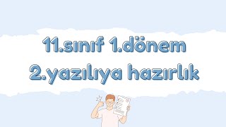 11Sınıf Almanca 1Dönem 2Yazılıya Hazırlık 20222023  Boş Sınav Örneği [upl. by Cram]