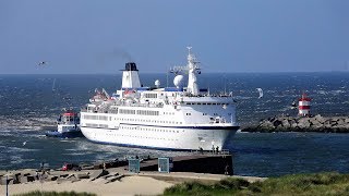 Cruiseschip berlin aankomst te scheveningen 562018 [upl. by Ugo240]